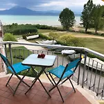 Seeblickwohnung Sirmione - Fronte Lago Mit Privatsteg