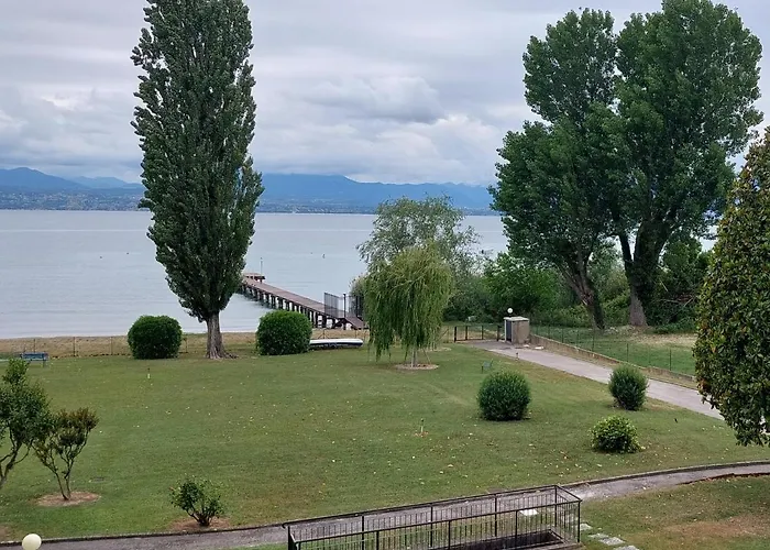 Ena Apt Sirmione Fronte Lago Bilocale Con Piscina Parco E Pontile Privato